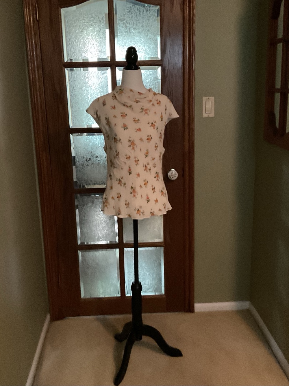 Reformation Floral Blouse Size 10